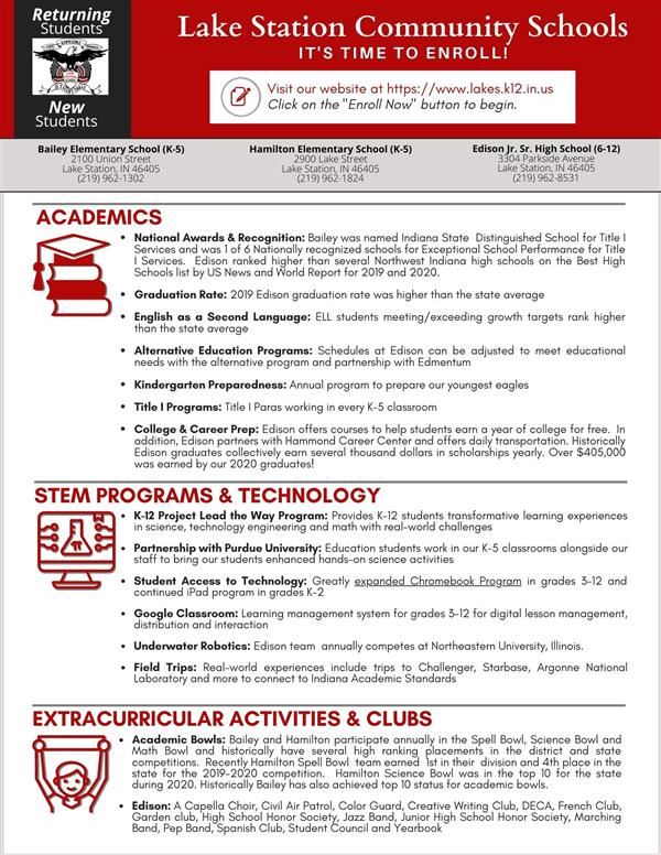 Why Enroll at LSCS Pg 1 